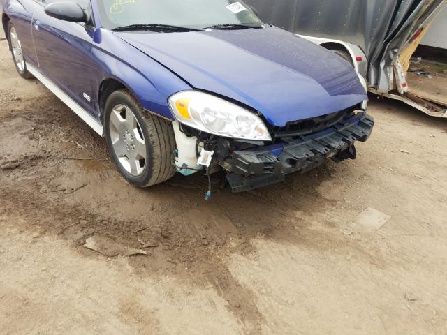 2G1WL15C369228334 - 2006 CHEVROLET MONTE CARLO SS  photo 9