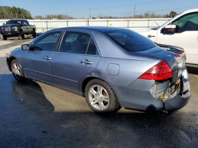 1HGCM56327A070511 - 2007 HONDA ACCORD SE BLUE photo 2