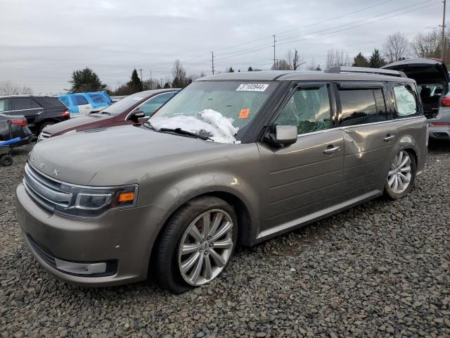 2FMHK6DT5DBD04249 - 2013 FORD FLEX LIMITED BROWN photo 1