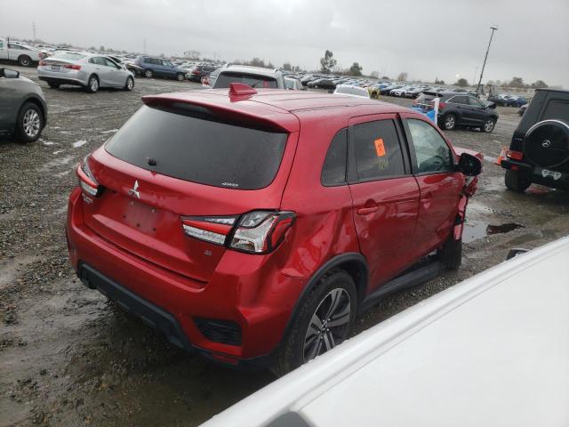 JA4ARUAU7MU015459 - 2021 MITSUBISHI OUTLANDER ES 红色 照片 3