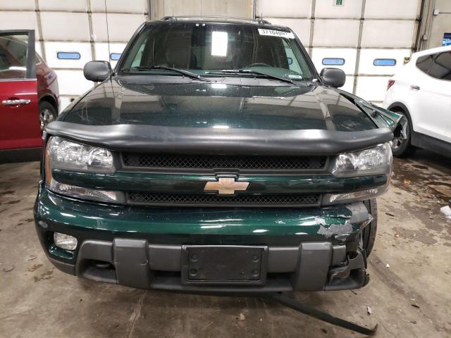 1GNDT13SX42274593 - 2004 CHEVROLET TRAILBLAZE LS GREEN photo 5