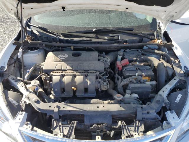 3N1AB7AP5FY304378 - 2015 NISSAN SENTRA S WHITE photo 11