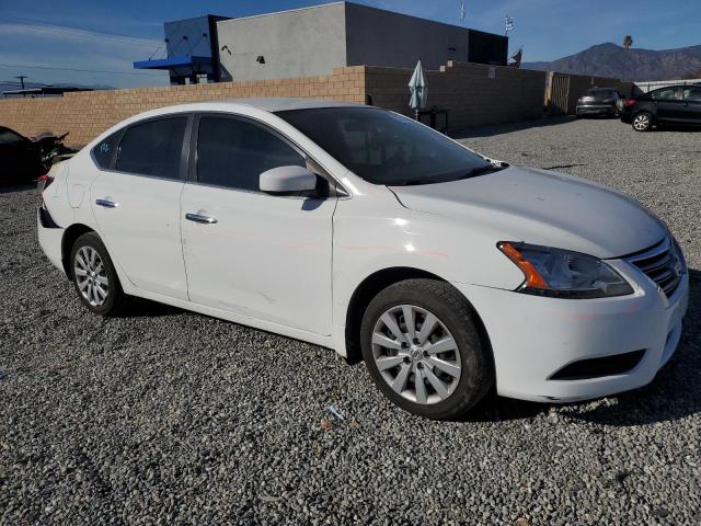 3N1AB7AP5FY304378 - 2015 NISSAN SENTRA S WHITE photo 4