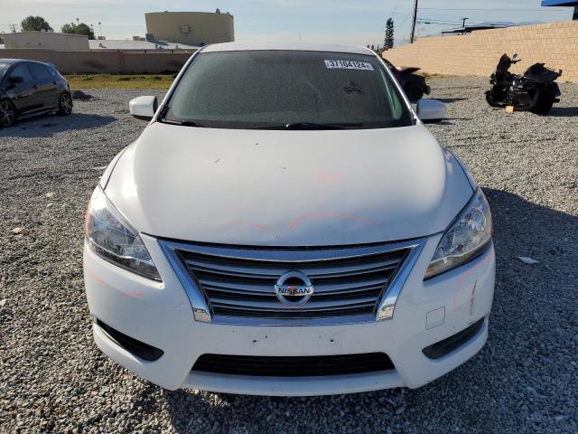 3N1AB7AP5FY304378 - 2015 NISSAN SENTRA S WHITE photo 5