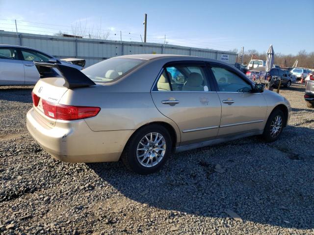 1HGCM56405A171276 - 2005 HONDA ACCORD LX GOLD photo 3