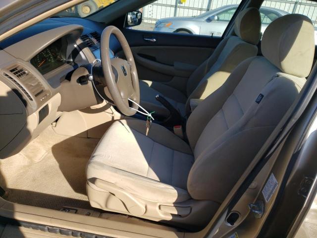 1HGCM56405A171276 - 2005 HONDA ACCORD LX GOLD photo 7