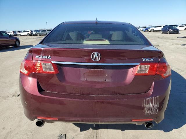 JH4CU2F42CC003376 - 2012 ACURA TSX BURGUNDY photo 6