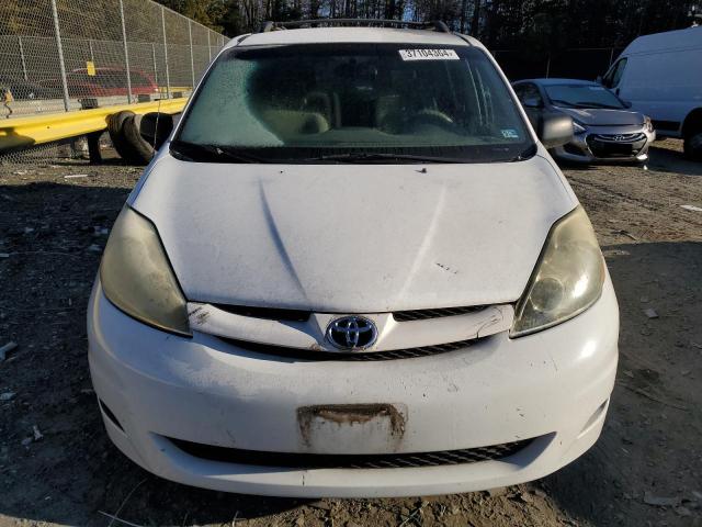 5TDZA23C06S502504 - 2006 TOYOTA SIENNA CE WHITE photo 5