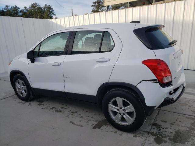 3GNCJKSB7KL347374 - 2019 CHEVROLET TRAX LS WHITE photo 2