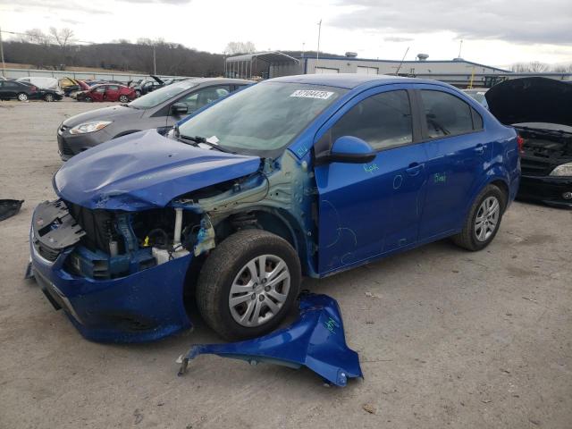 1G1JB5SH7H4150828 - 2017 CHEVROLET SONIC LS ლურჯი ფოტო 1