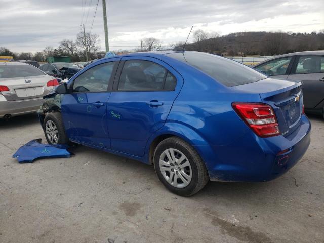 1G1JB5SH7H4150828 - 2017 CHEVROLET SONIC LS ლურჯი ფოტო 2