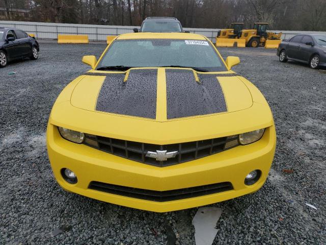 2G1FC1EV3A9173314 - 2010 CHEVROLET CAMARO LT YELLOW photo 5