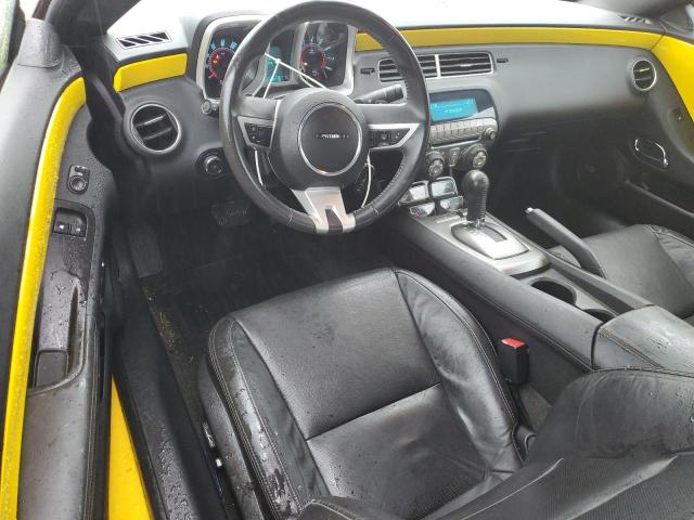 2G1FC1EV3A9173314 - 2010 CHEVROLET CAMARO LT YELLOW photo 8