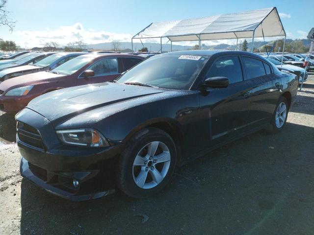 2C3CDXHG0DH694657 - 2013 DODGE CHARGER SXT BLACK photo 1