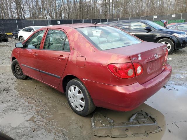 2T1BR32EX5C475287 - 2005 TOYOTA COROLLA CE RED photo 2