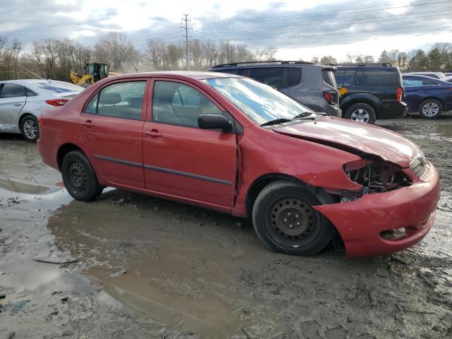 2T1BR32EX5C475287 - 2005 TOYOTA COROLLA CE RED photo 4