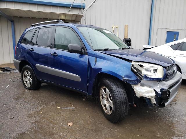 JTEGD20VX40038721 - 2004 TOYOTA RAV4 BLUE photo 4