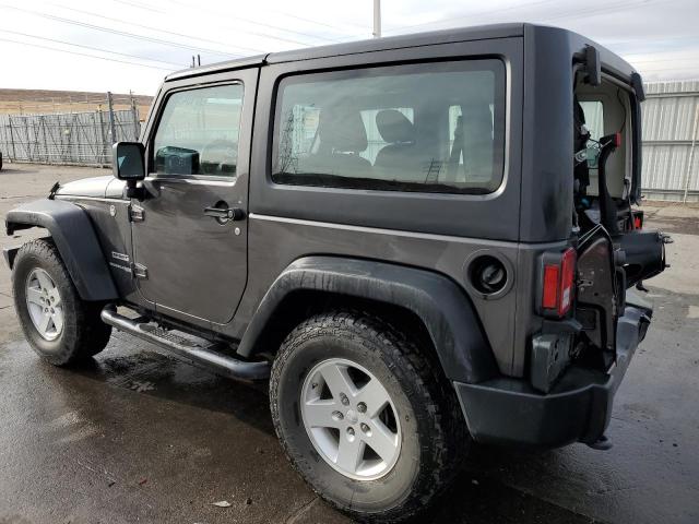 1C4AJWAGXJL878440 - 2018 JEEP WRANGLER SPORT GRAY photo 2