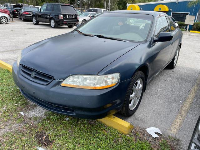 1HGCG3140XA008858 - 1999 HONDA ACCORD LX BLUE photo 2