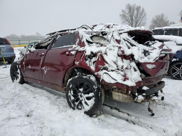 1C4SDHCT6JC271131 - 2018 DODGE DURANGO R/T MAROON photo 2