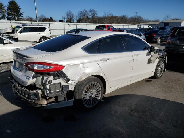 3FA6P0D91FR273106 - 2015 FORD FUSION TITANIUM WHITE photo 3