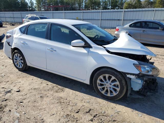 3N1AB7AP1KY414158 - 2019 NISSAN SENTRA S WHITE photo 4