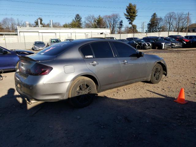 JN1CV6AR3AM450978 - 2010 INFINITI G37 GRAY photo 3