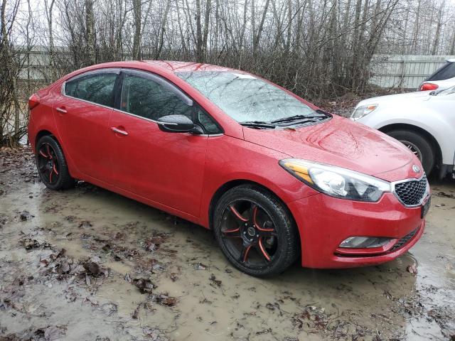 KNAFX4A80E5204368 - 2014 KIA FORTE EX RED photo 4