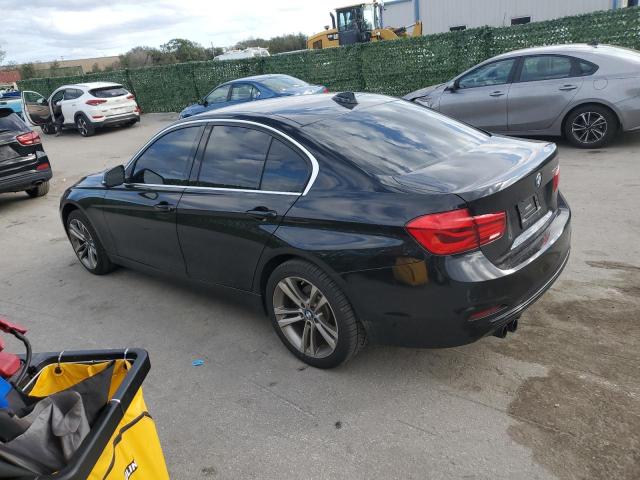 WBA8B9G38HNU53621 - 2017 BMW 330 I BLACK photo 2