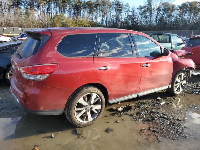 5N1AR2MM5EC628947 - 2014 NISSAN PATHFINDER S RED photo 3