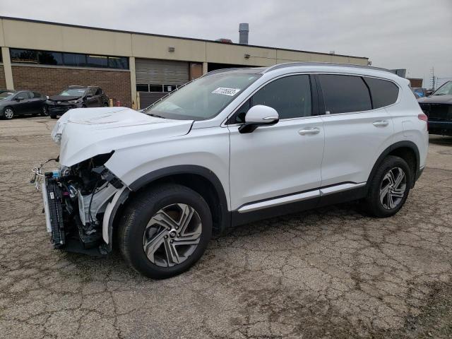 5NMS3DAJ8NH475711 - 2022 HYUNDAI SANTA FE SEL WHITE photo 1