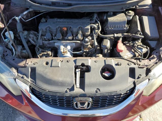 19XFB2F84EE243953 - 2014 HONDA CIVIC EX BURGUNDY photo 11