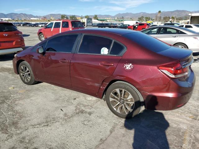 19XFB2F84EE243953 - 2014 HONDA CIVIC EX BURGUNDY photo 2