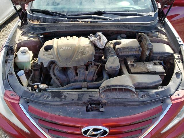 5NPEB4AC2EH945154 - 2014 HYUNDAI SONATA GLS RED photo 11