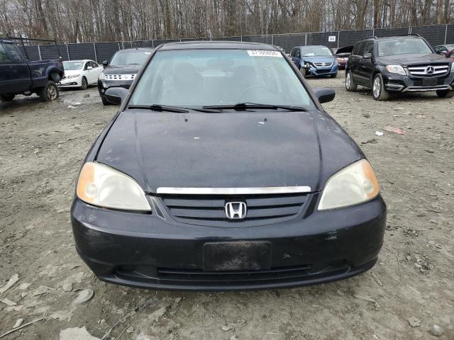 2HGES26791H611093 - 2001 HONDA CIVIC EX BLACK photo 5