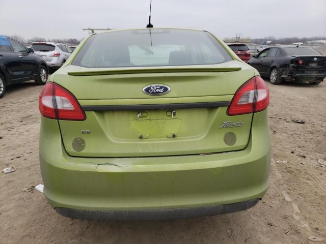 3FADP4BJ6BM206973 - 2011 FORD FIESTA SE GREEN photo 6