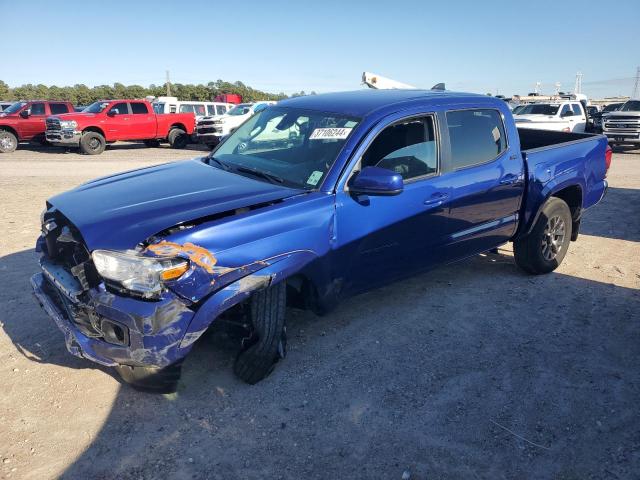 3TMAZ5CNXNM193115 - 2022 TOYOTA TACOMA DOUBLE CAB BLUE photo 1