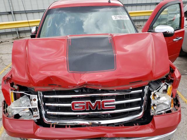 1GTR2VE72DZ145336 - 2013 GMC SIERRA K1500 SLE RED photo 11