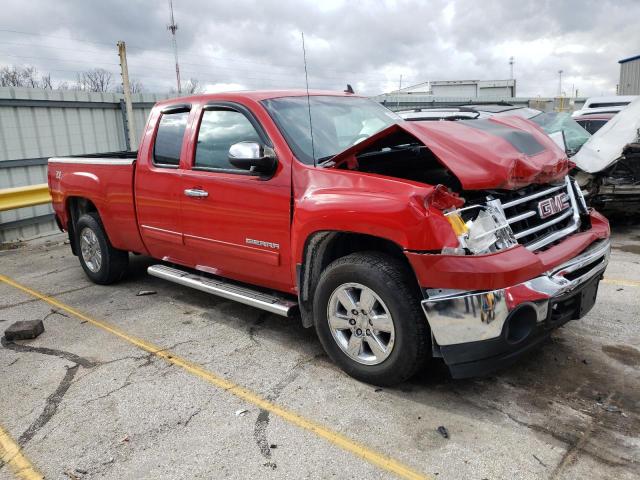 1GTR2VE72DZ145336 - 2013 GMC SIERRA K1500 SLE RED photo 4