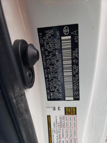 JTKJF5C7XE3086232 - 2014 TOYOTA SCION TC 白色 照片 12