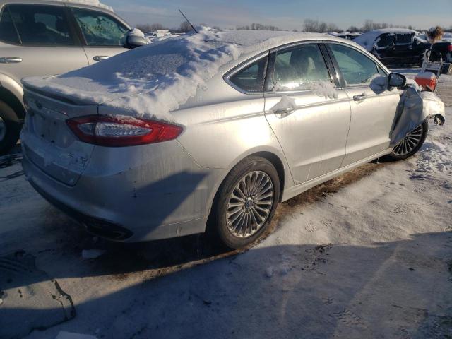 3FA6P0K94FR134901 - 2015 FORD FUSION TITANIUM SILVER photo 3