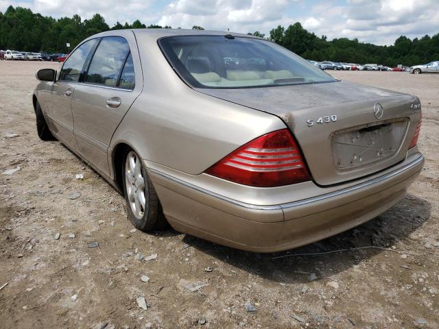 WDBNG83J75A438213 - 2005 MERCEDES-BENZ S 430 4MATIC BEIGE photo 3