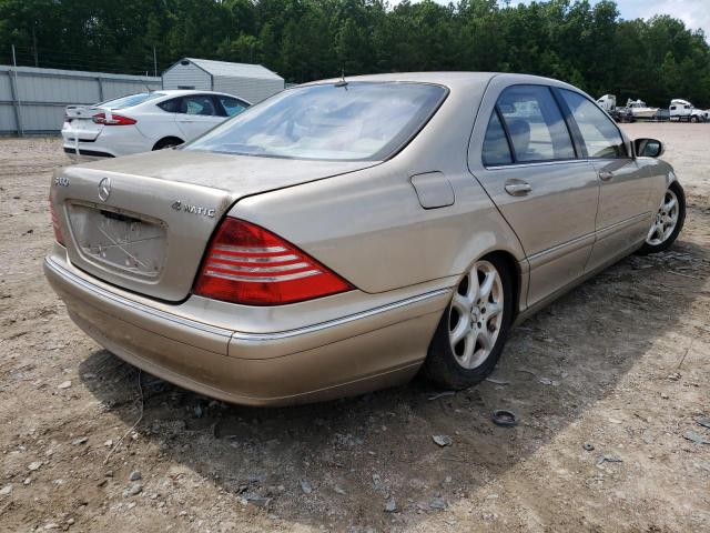 WDBNG83J75A438213 - 2005 MERCEDES-BENZ S 430 4MATIC BEIGE photo 4