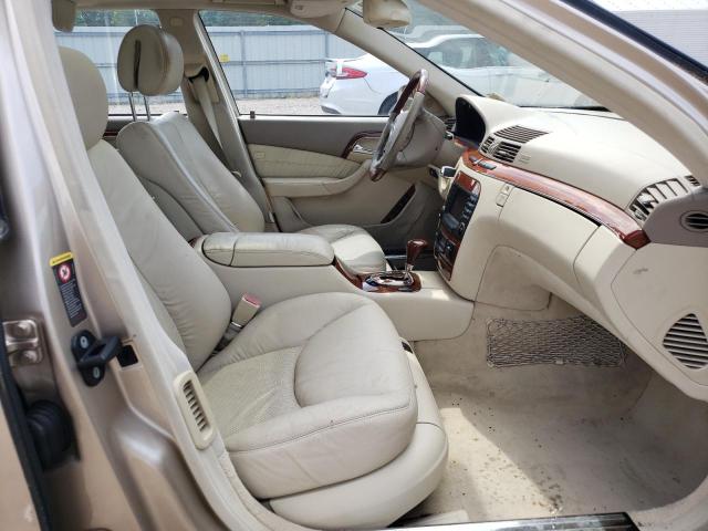 WDBNG83J75A438213 - 2005 MERCEDES-BENZ S 430 4MATIC BEIGE photo 5