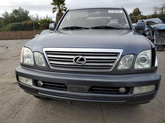 JTJHT00WX33530393 - 2003 LEXUS LX 470 CHARCOAL photo 5