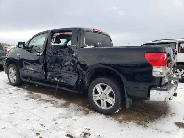 5TBEV58187S468852 - 2007 TOYOTA TUNDRA CREWMAX LIMITED BLACK photo 2