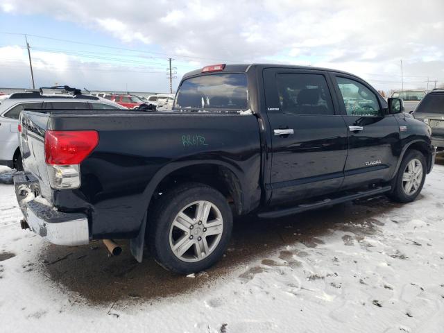 5TBEV58187S468852 - 2007 TOYOTA TUNDRA CREWMAX LIMITED BLACK photo 3