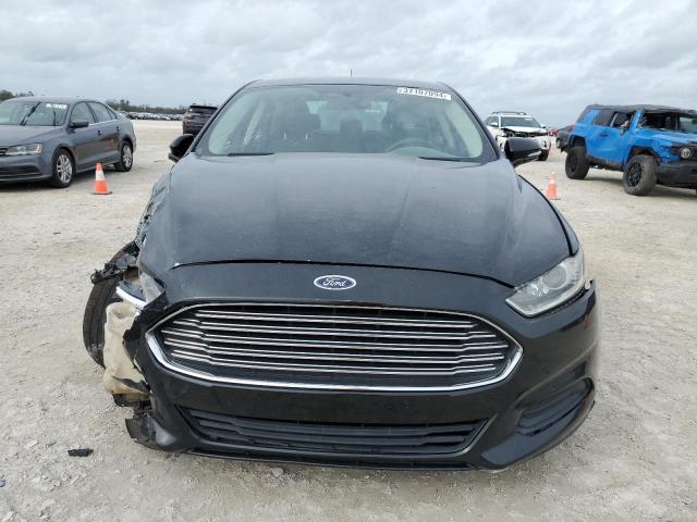 3FA6P0H73DR281603 - 2013 FORD FUSION SE BLACK photo 5