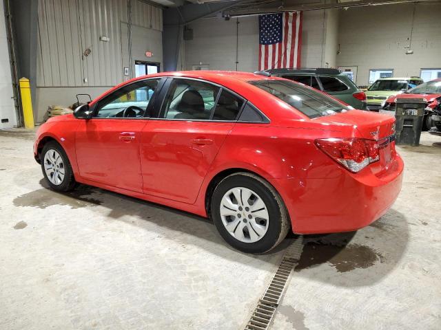 1G1PA5SG7F7266501 - 2015 CHEVROLET CRUZE LS RED photo 2