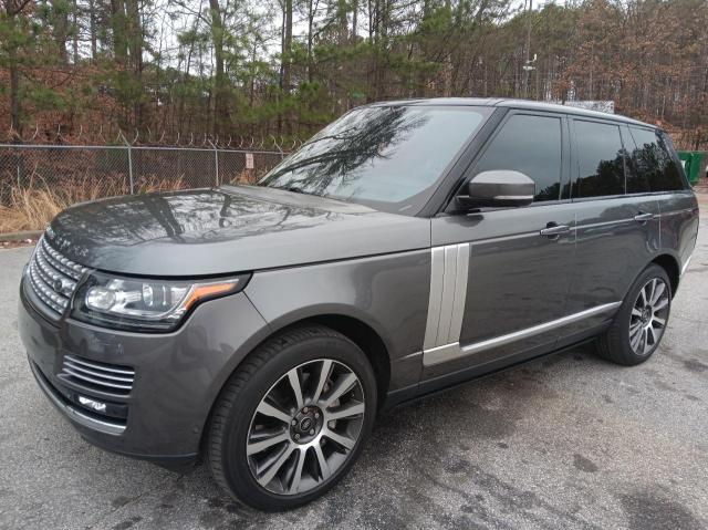 SALGV2TF1FA234753 - 2015 LAND ROVER RANGE ROVE AUTOBIOGRAPHY GRAY photo 2